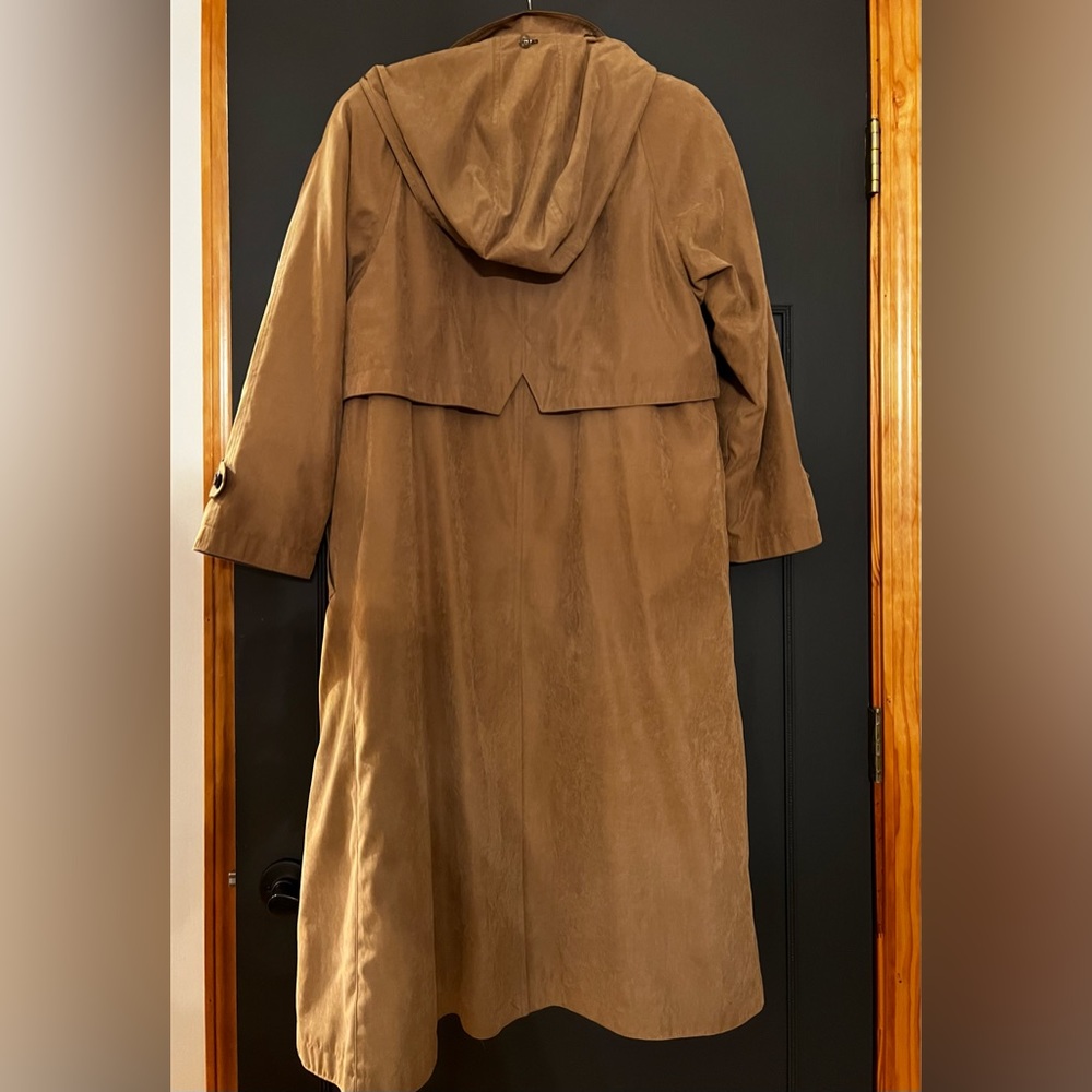 VINTAGE LONDON STYLE TRENCH-COAT | TAN/BROWN - Picture 3 of 7